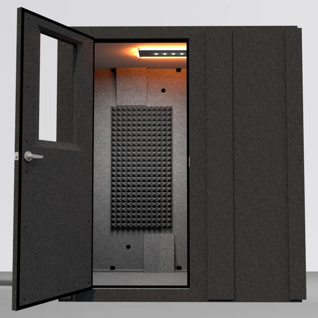 MDL 4872 S - 4' x 6' Single-Wall Isolation Booth | WhisperRoom®